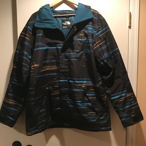 North face ski jacket stripes sizes XL and L